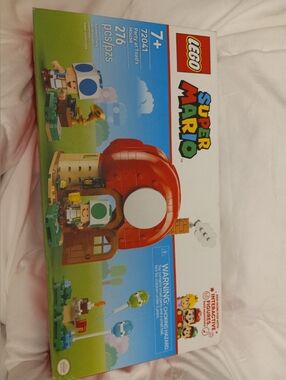 SEALED LEGO Super Mario Red Mushroom House Playset - Kids Toy